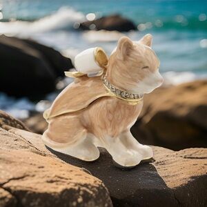 New Elegant Cat Jewelry Box